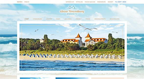 Kleine Strandburg Zinnowitz