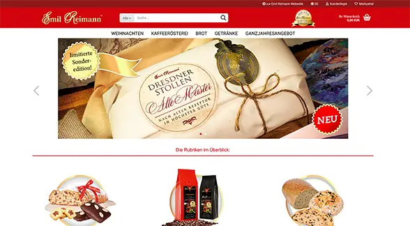 Screenshot der Website Emil Reimann Dresden – Vorschaubild
